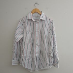 Banana Republic Men's Long Sleeve Stripped Shirt.